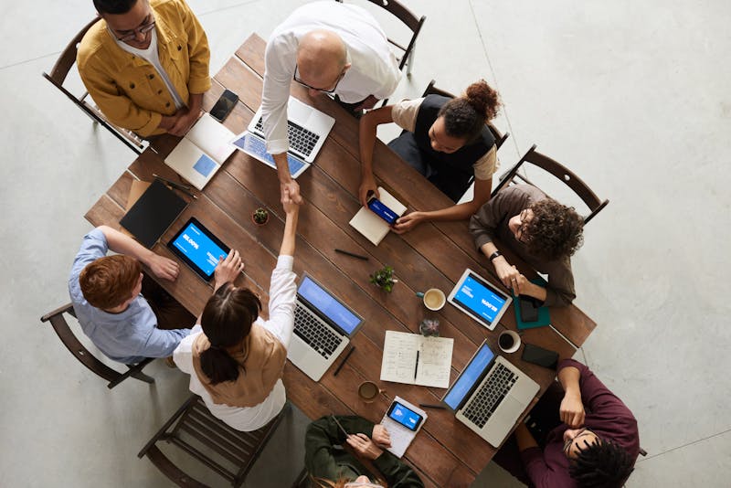 Professional using AI-powered workflow automation tools to enhance business productivity