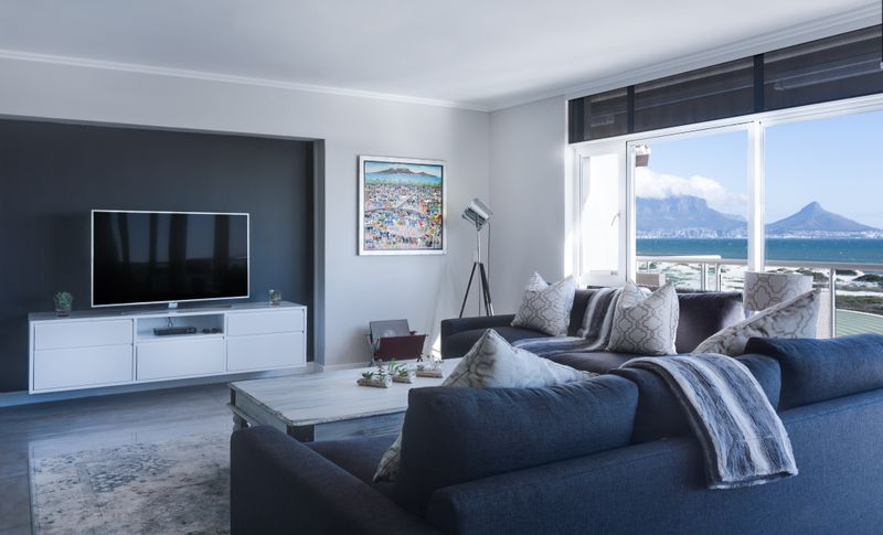 Augmented reality interior design app showing digital room visualization with different color schemes