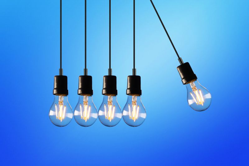 Smart LED bulb showing energy efficiency and long-term cost savings