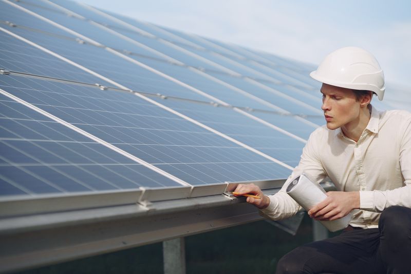 Home solar battery storage system showing energy management and backup power technology